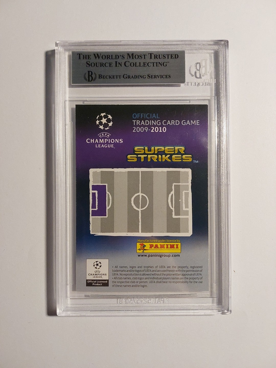 Panini Champions League 2009-10 Gianluigi Buffon Juventus Turin BGS 9 PSA POP 1 – Bild 2