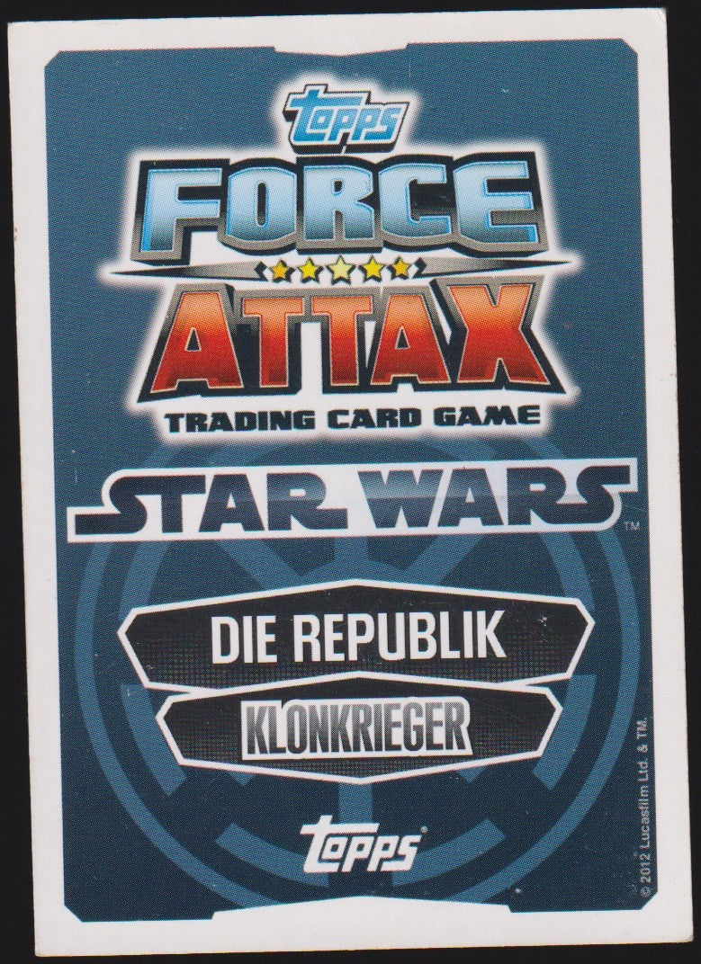 Topps Star Wars 2012 Commander Bacara Republik Die Klonkrieger TCG Rare – Bild 2