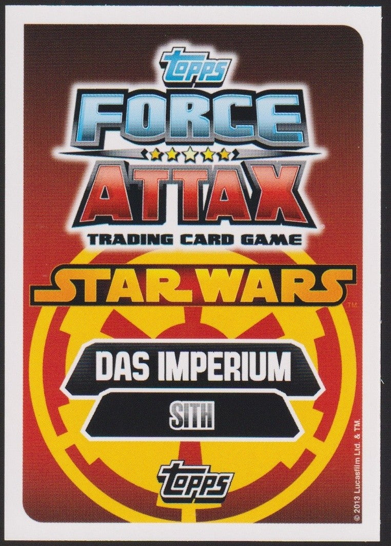 Topps Star Wars 2013 Darth Vader Imperium Sith (Film Version) TCG Rare #43 – Bild 2