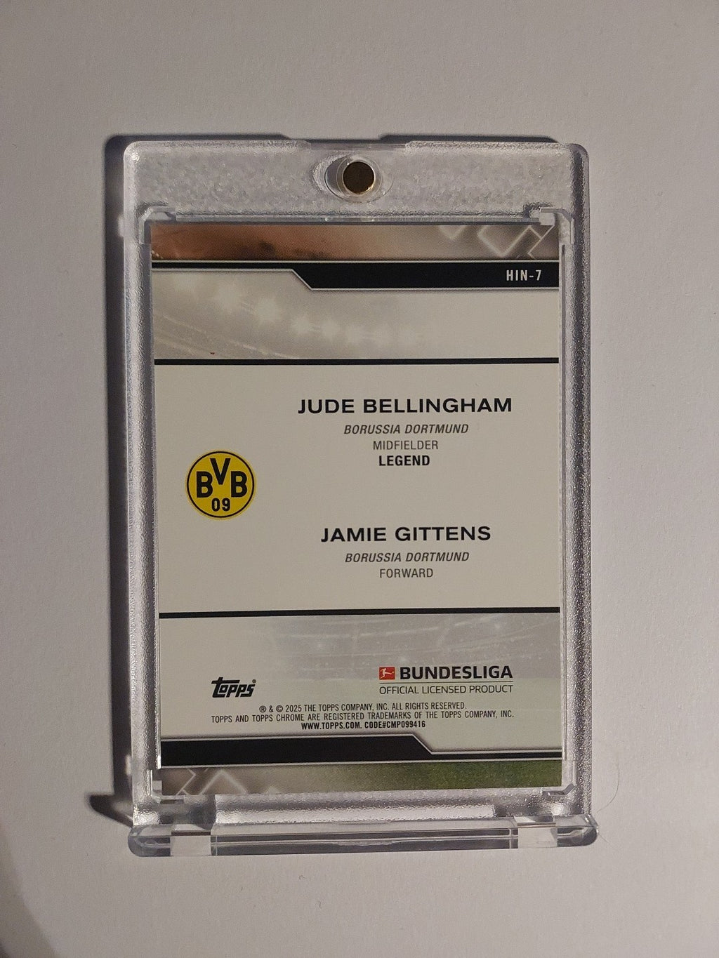 Topps Bundesliga 2024-25 Bellingham & Gittens Dortmund Parallel Refractor Insert – Bild 2