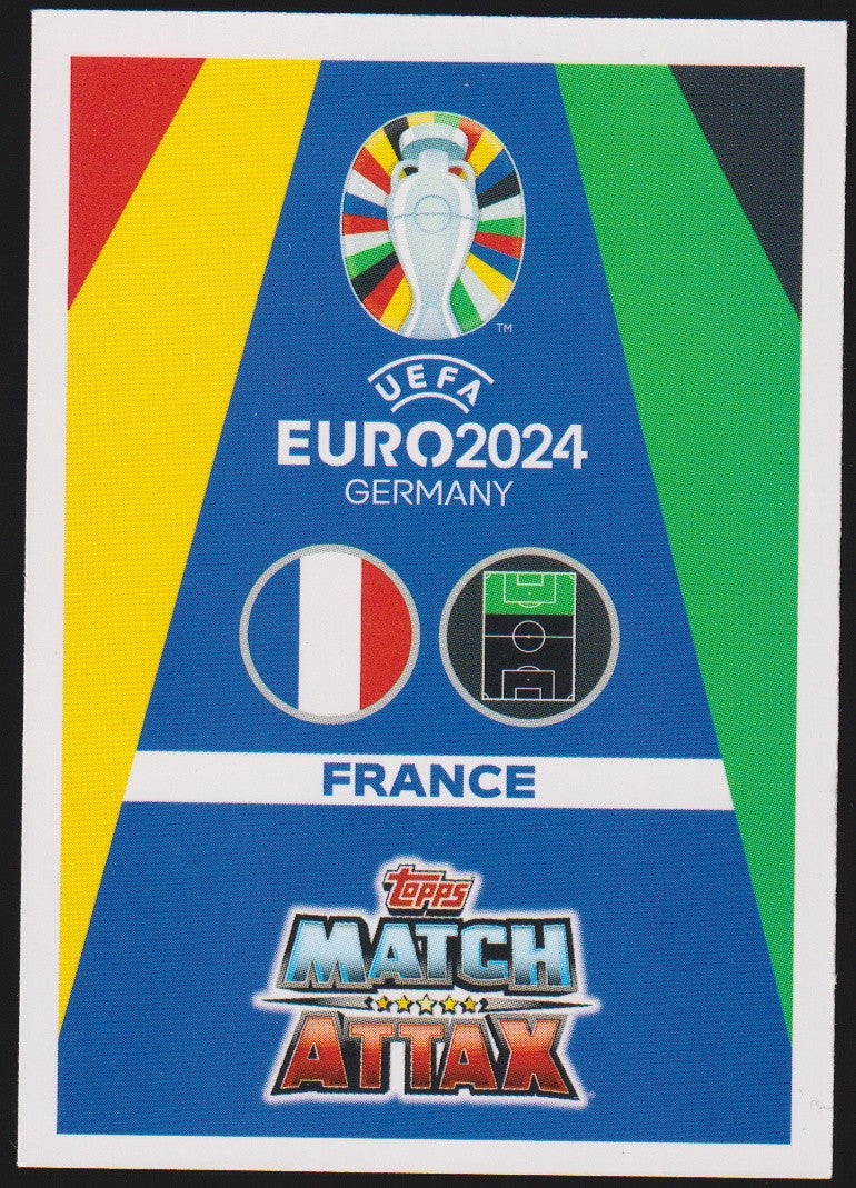 Topps Match Attax 2023-24 Ousmane Dembélé UEFA Euro 2024 Germany Parallel Rare – Bild 2