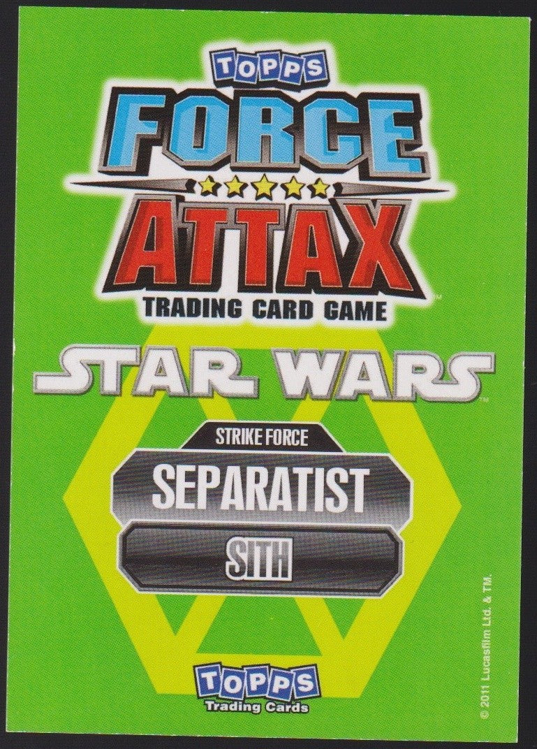 Topps Star Wars 2011 Savage Opress Sith Separatisten Full Art TCG Rare #190 – Bild 2