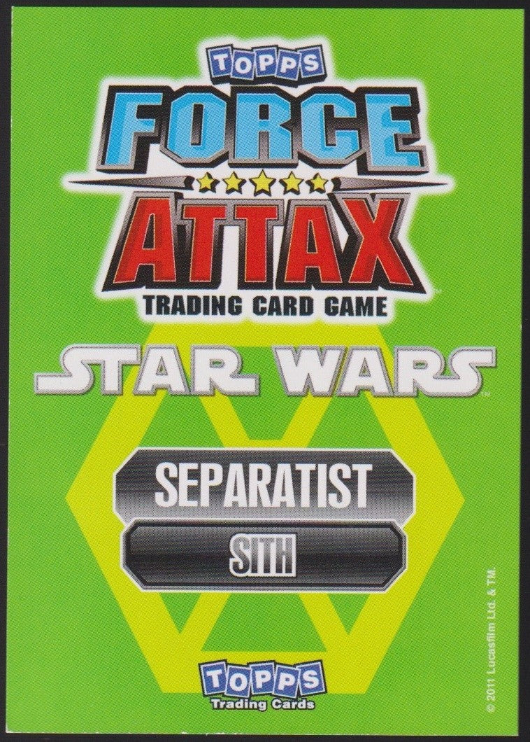 Topps Star Wars 2011 Savage Opress Sith Separatisten TCG Rare #208 – Bild 2