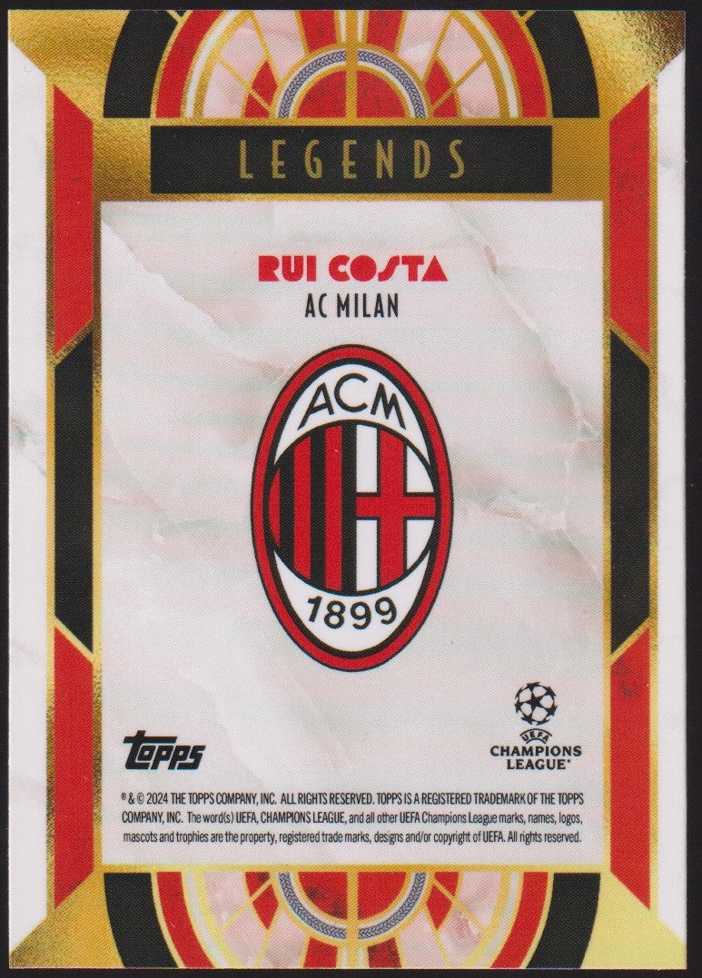 Topps Legends 2023-24 Rui Costa AC Milan Parallel Rare – Bild 2
