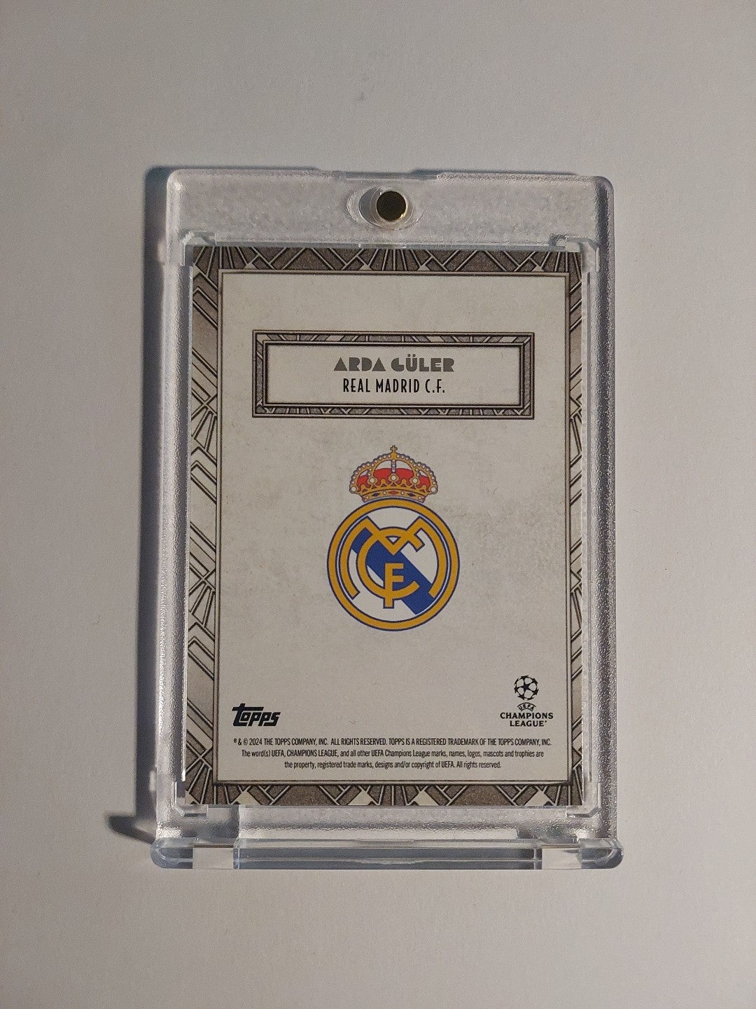 Topps UCC Deco 2024-25 Arda Güler Real Madrid Türkei Parallel Ultra Rare Hit – Bild 2