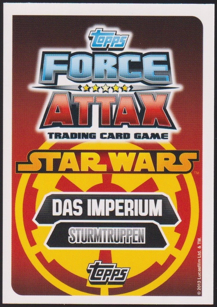 Topps Star Wars 2013 Sandtruppe Imperium Soldat (Film Version) TCG Rare #52 – Bild 2
