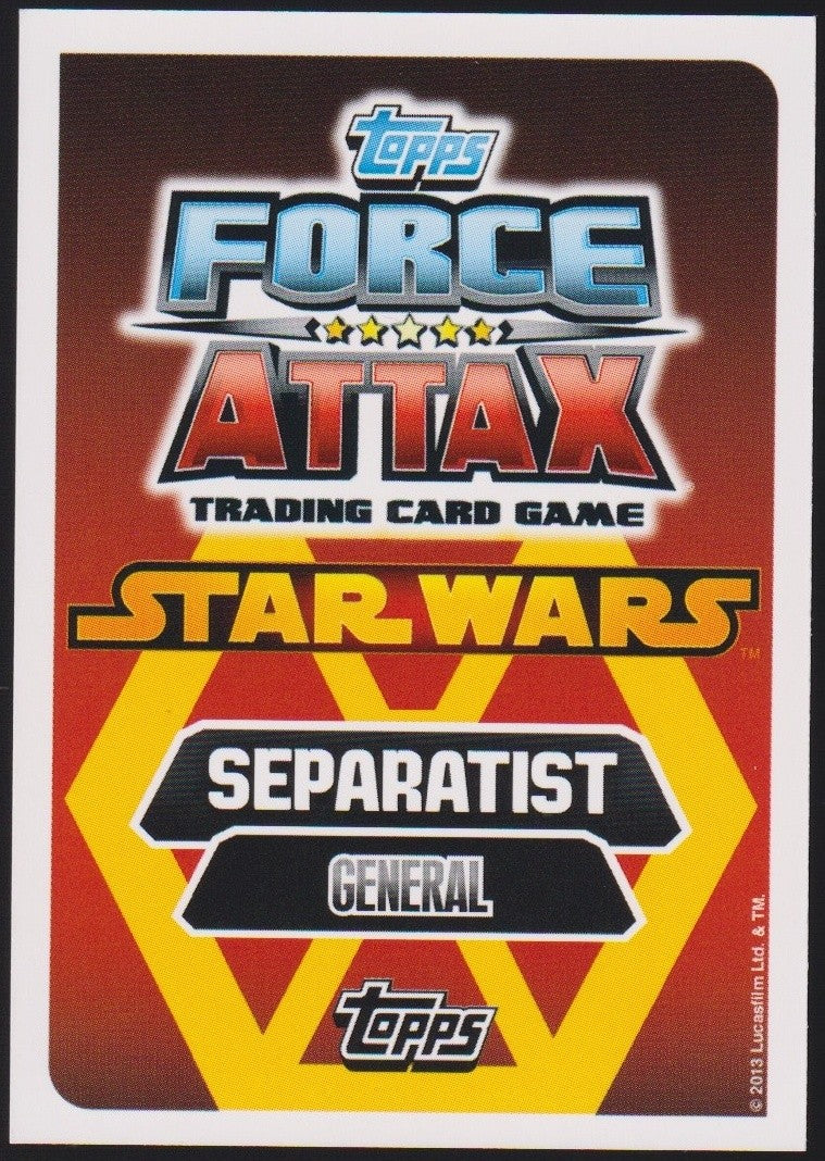 Topps Star Wars 2013 General Grievous Separatist (Movie) TCG Rare #139 – Bild 2