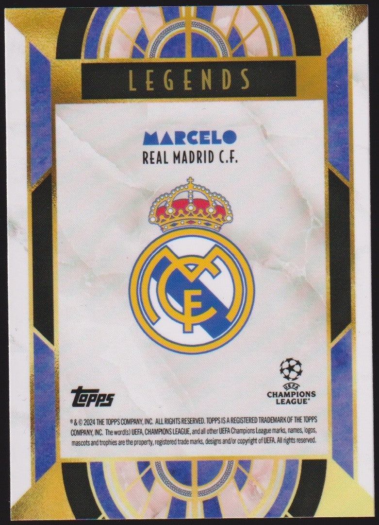 Topps Legends 2023-24 Marcelo Real Madrid C.F. DECO Parallel Rare – Bild 2