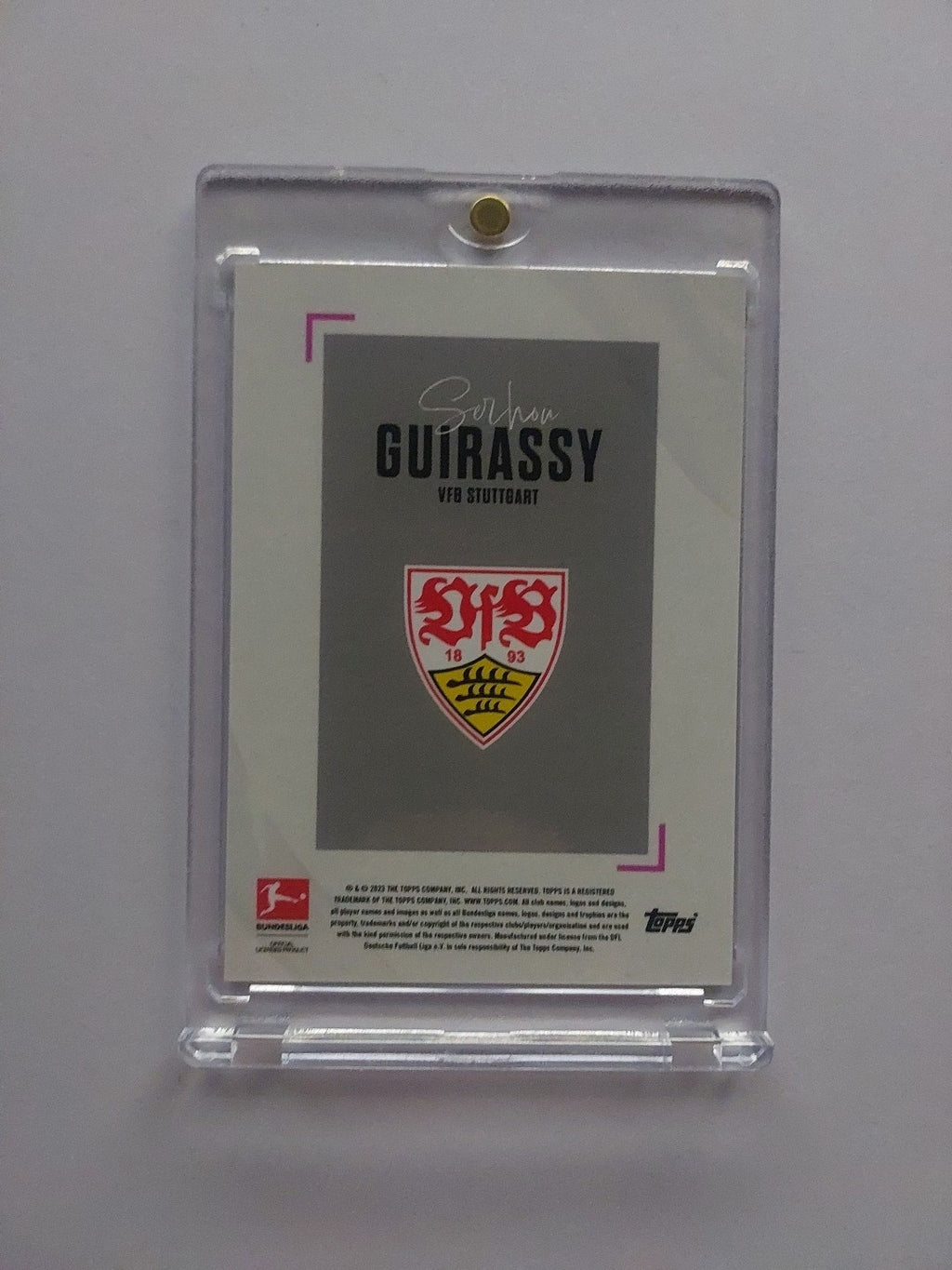 Topps Bundesliga 2022-23 Serhou Guirassy Vfb Stuttgart (Parallel: 11/49) – Bild 2