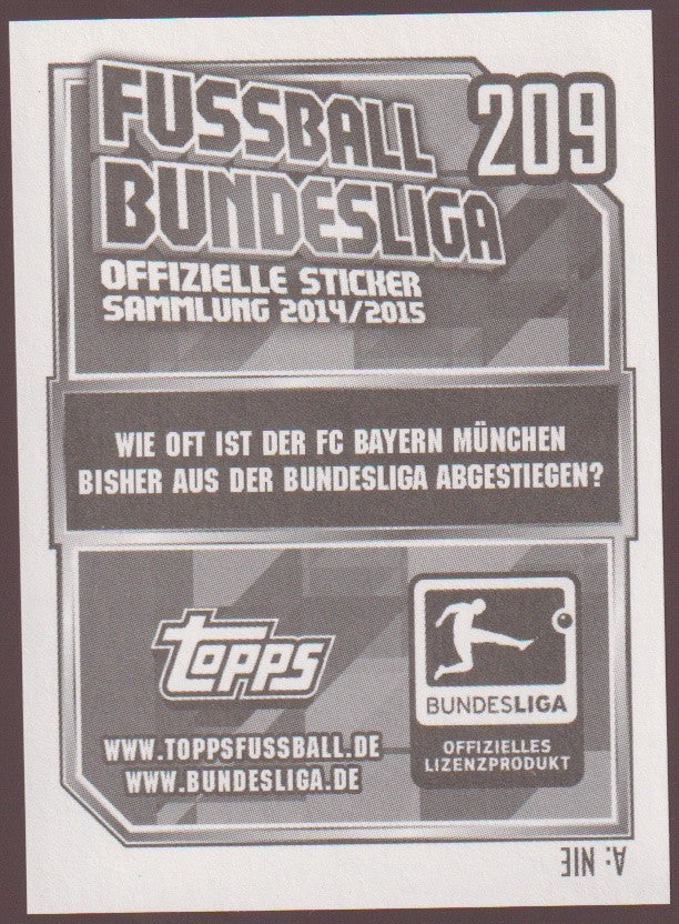 Topps Bundesliga 2014-15 Arjen Robben Bayern München Vintage Parallel – Bild 2