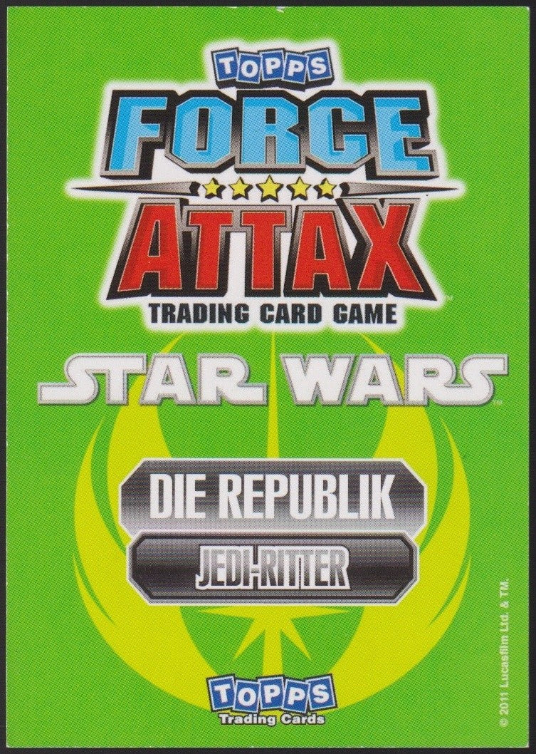 Topps Star Wars 2011 Hayla Secura Republik Jedi-Ritter TCG Rare #9 – Bild 2