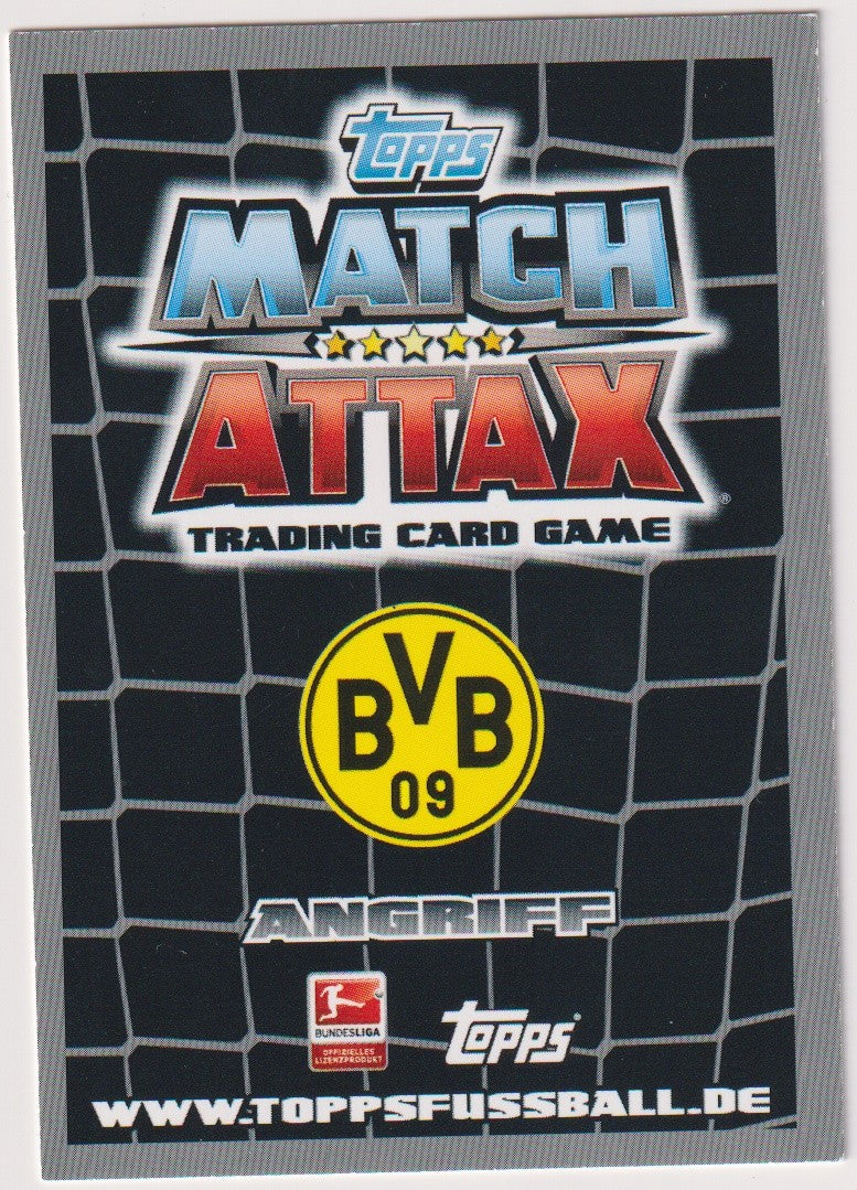 Topps Match Attax Marco Reus BVB 09 Bundesliga Parallel Rare – Bild 2