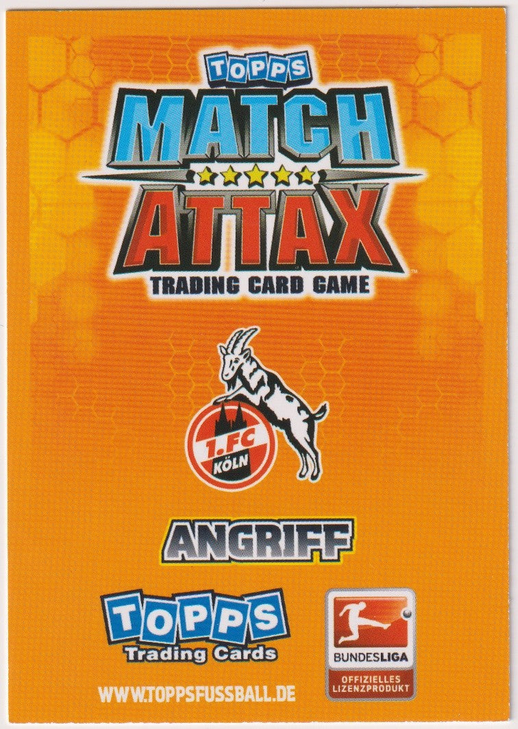 Topps Match Attax Trading Card Game Lukas Podolski 1. FC Köln BUNDESLIGA – Bild 2