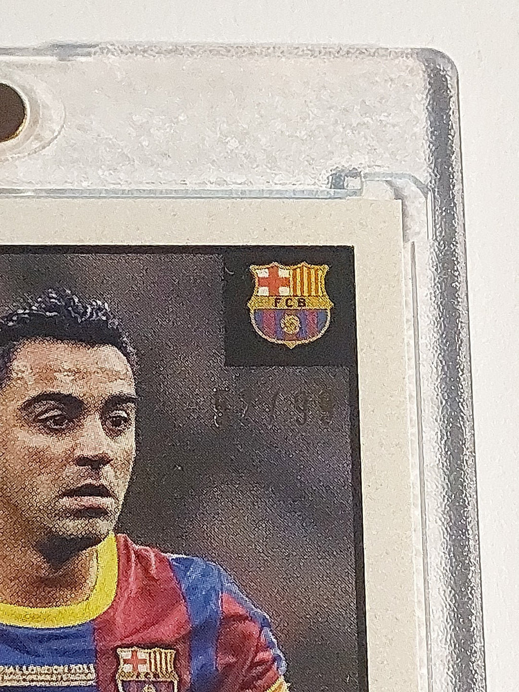 Topps Merlin 2021-22 Xavi Barcelona Spanien Legend Parallel 52/99 Ultra Rare Hit – Bild 2