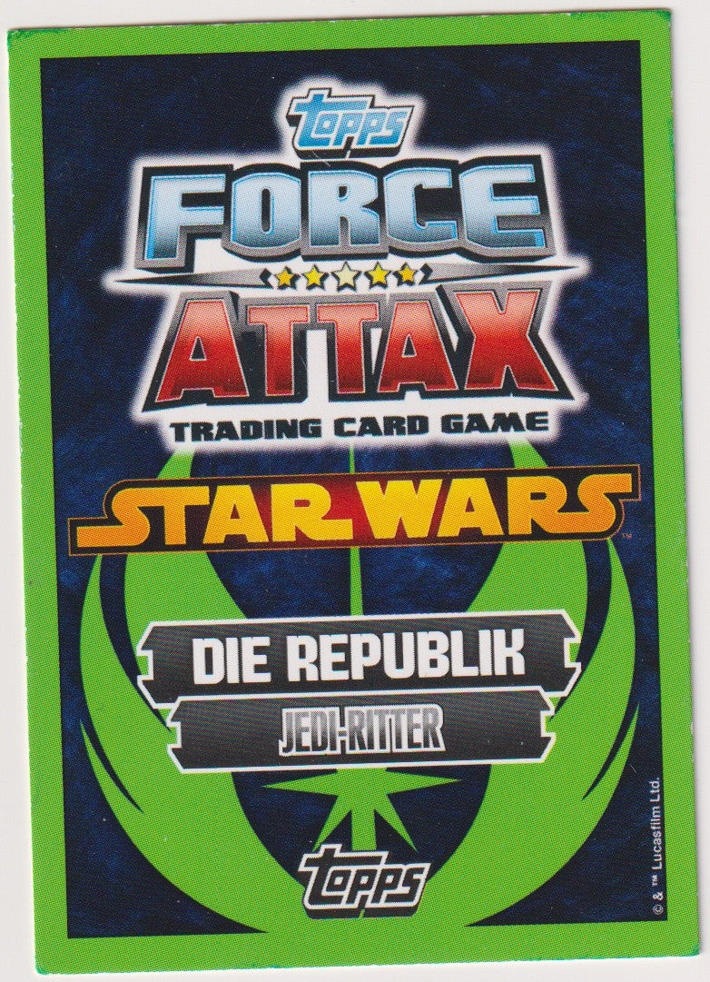 Topps Star Wars 2015 Shaak Ti Jedi Ritter Republik TCG Rare #76 – Bild 2