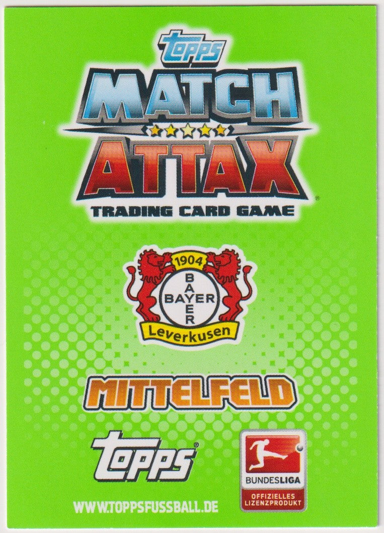 Topps Match Attax Michael Ballack Bayer Leverkusen Bundesliga Parallel Rare – Bild 2