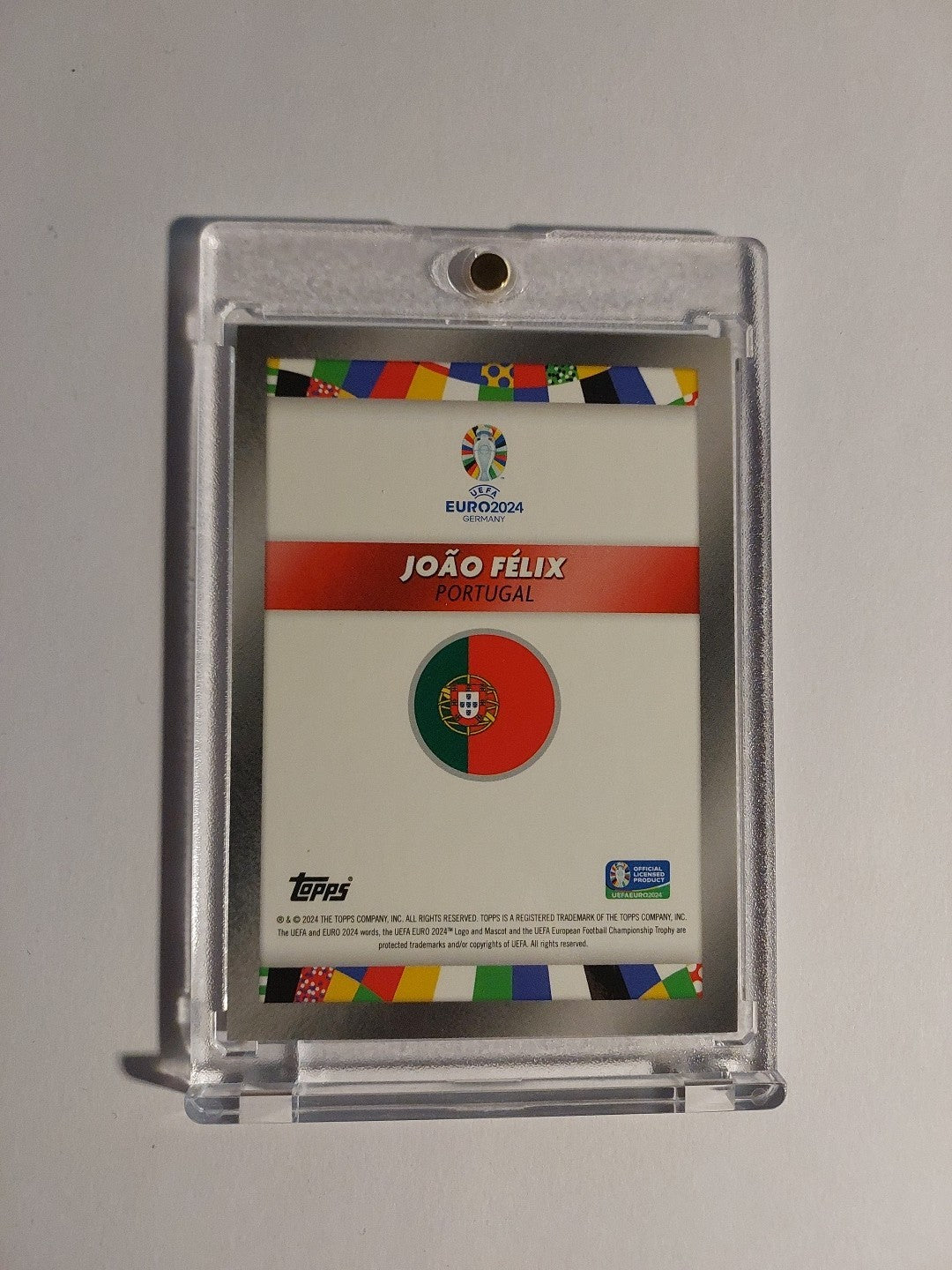 Topps Uefa Euro 2024 Joao Felix Portugal Parallel Rare Card Hit – Bild 2