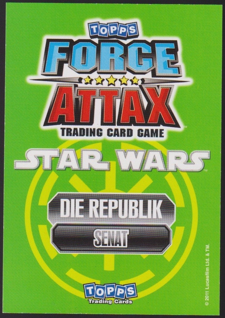 Topps Star Wars 2011 Senator Orn Free Taa Republik TCG Rare #53 – Bild 2