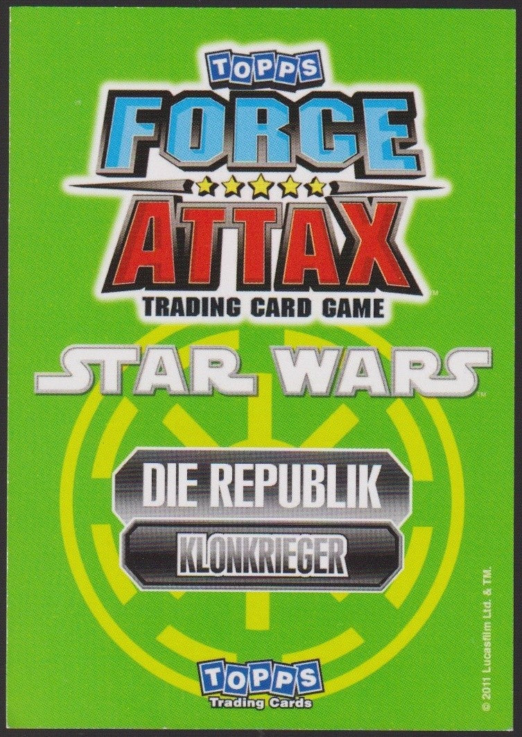 Topps Star Wars 2011 Flammenwerfer der Klontrooper Republik TCG Rare #43 – Bild 2