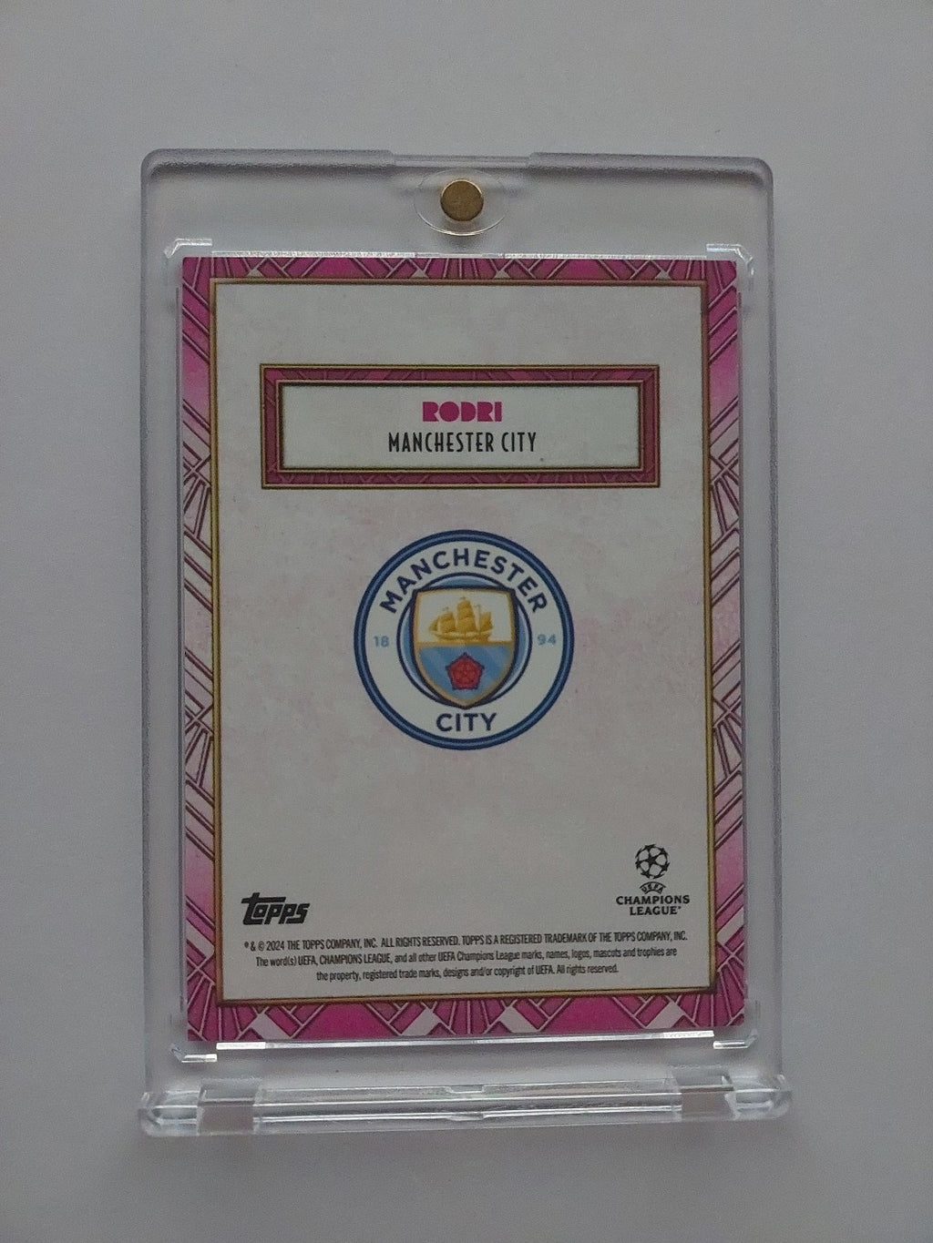 Topps Deco 2024-25 Rodri Manchester City (Parallel: 17/75) – Bild 2