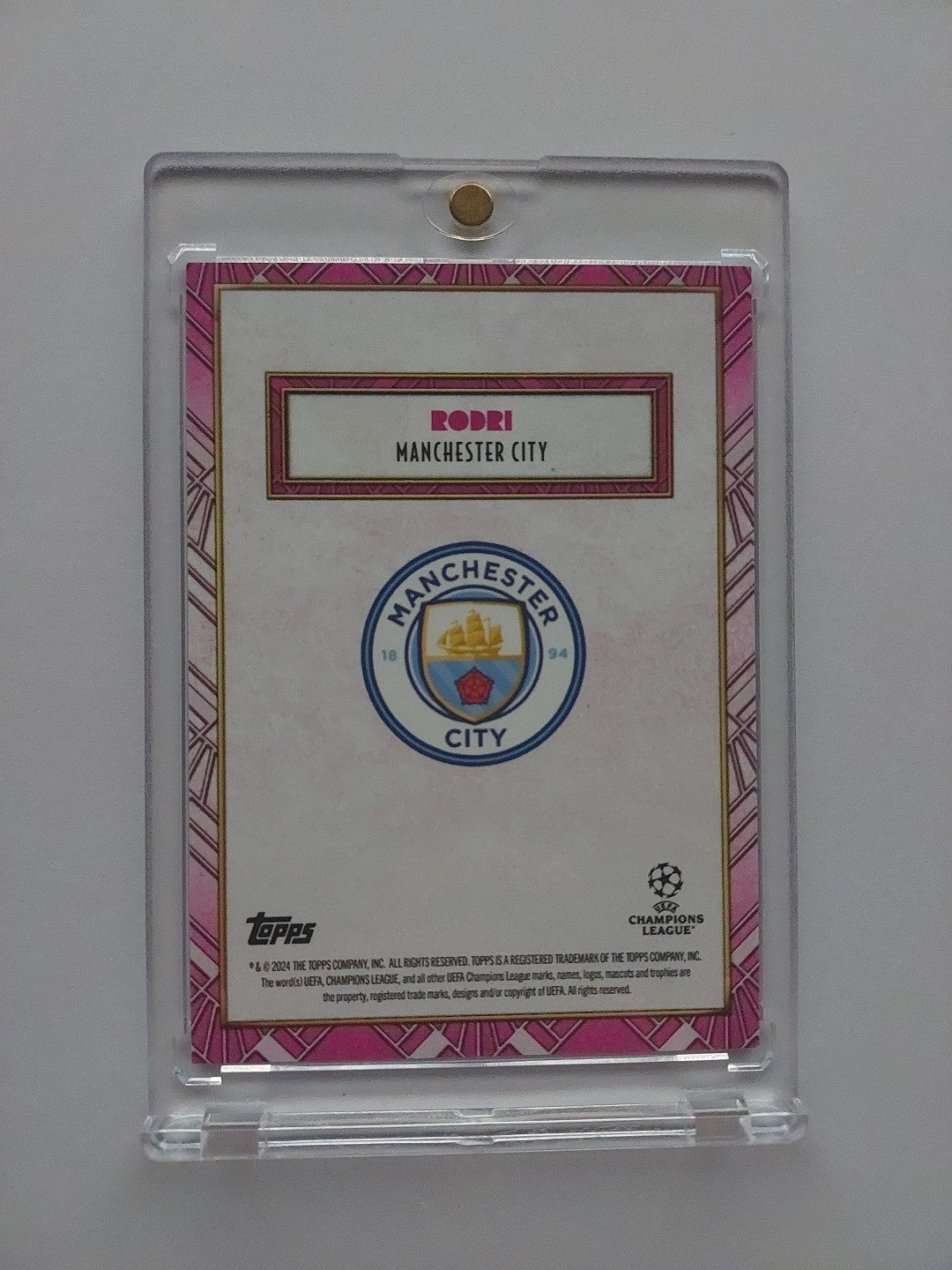 Topps Deco 2024-25 Rodri Manchester City (Parallel: 17/75) – Bild 2