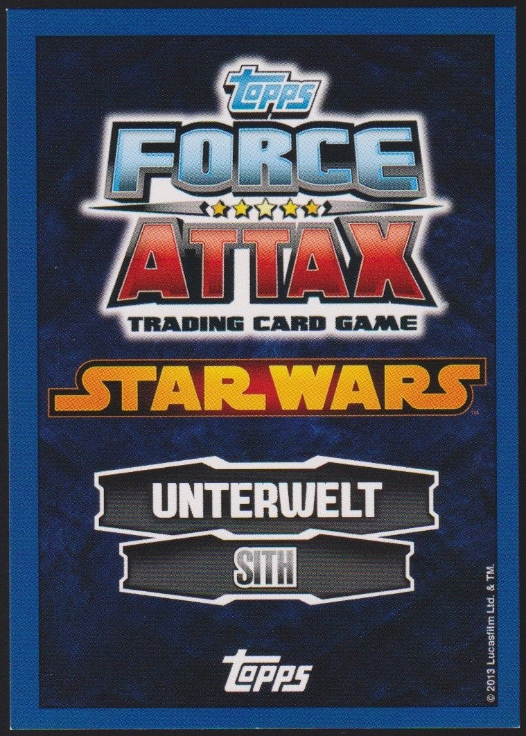 Topps Star Wars 2013 Darth Maul Separatisten Unterwelt Sith TCG Rare #102 – Bild 2