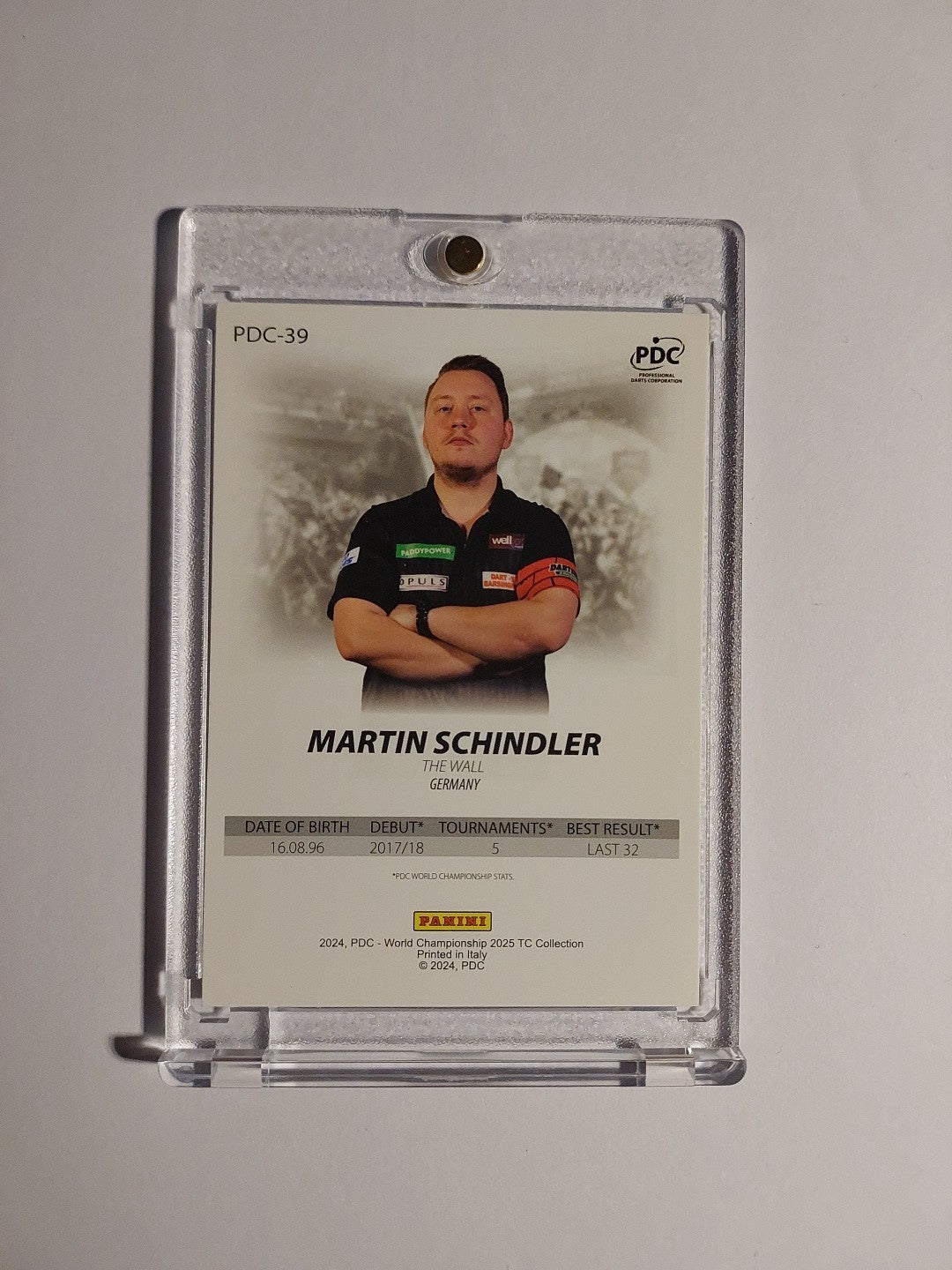 Panini DPC World Championship 2025 First Edition Martin Schindler Parallel Rare – Bild 2