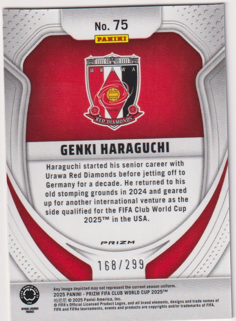 Panini Prizm 2024-25 Genki Haraguchi Urawa Red Diamonds FIFA Club World Cup – Bild 2
