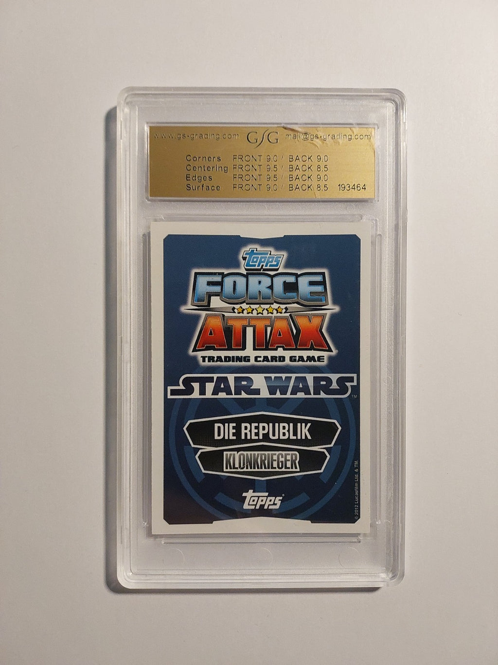 Topps Star Wars 2012 Commander Cody Republik Klonkrieger GSG 9 = PSA Vintage Hit – Bild 2
