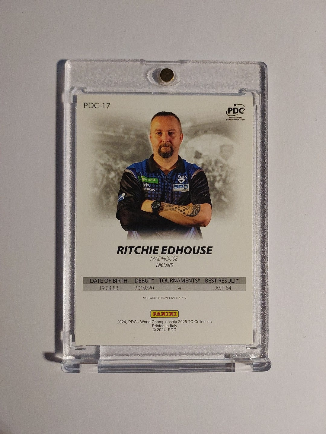 Panini DPC World Championship 2025 First Edition Ritchie Edhouse Parallel Rare – Bild 2