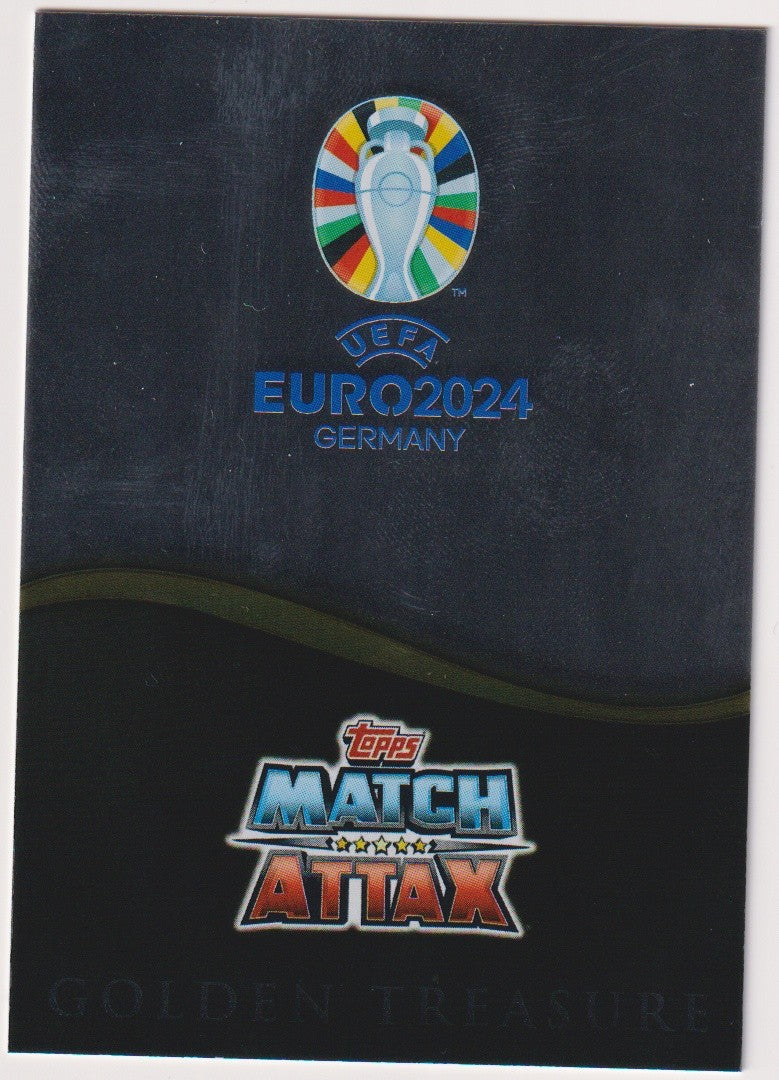 Topps Match Attax 2023-24 Rafael Leão Golden Treasure Parallel Rare GT6 – Bild 2