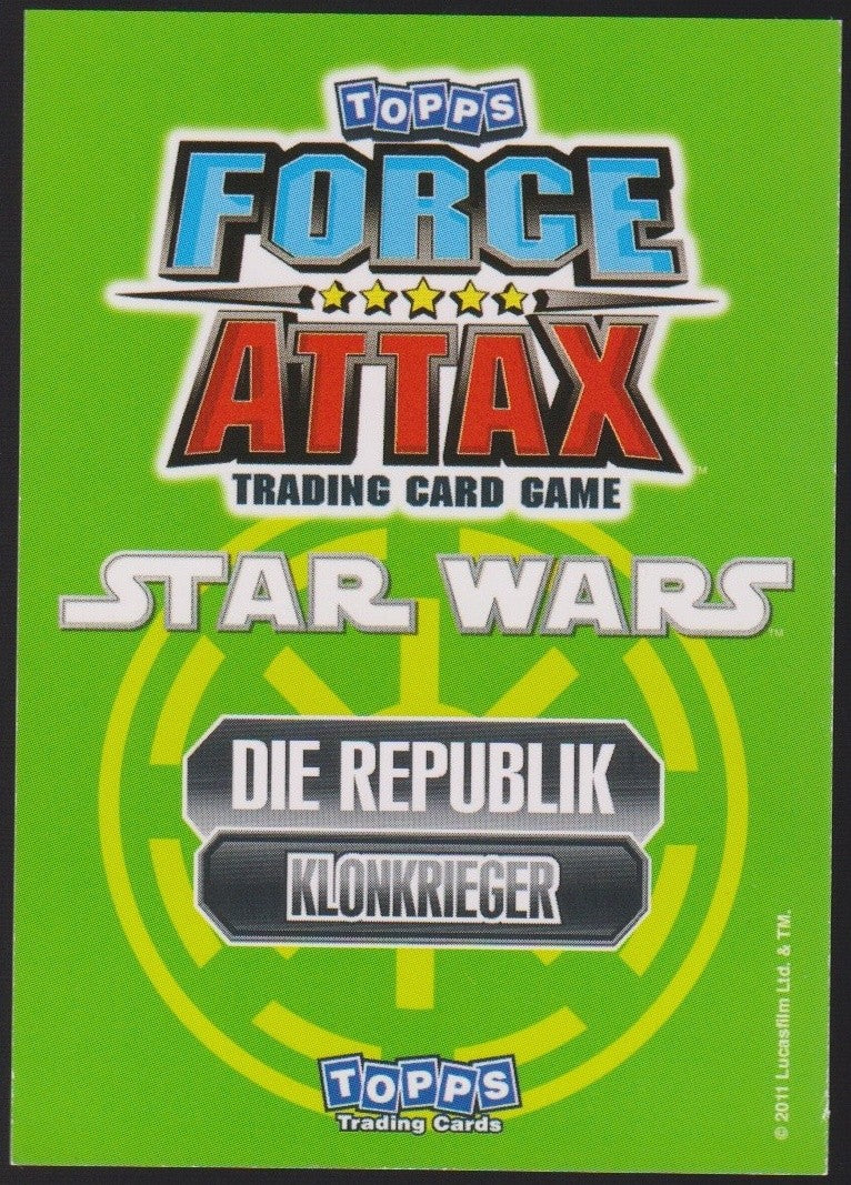 Topps Star Wars 2011 Captain Rex Republik Klonkrieger TCG Rare #202 – Bild 2