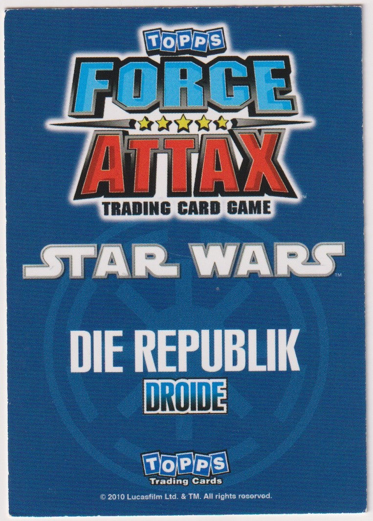 Topps Star Wars 2010 C-3PO & R2-D2 Republik Droide TCG Rare – Bild 2