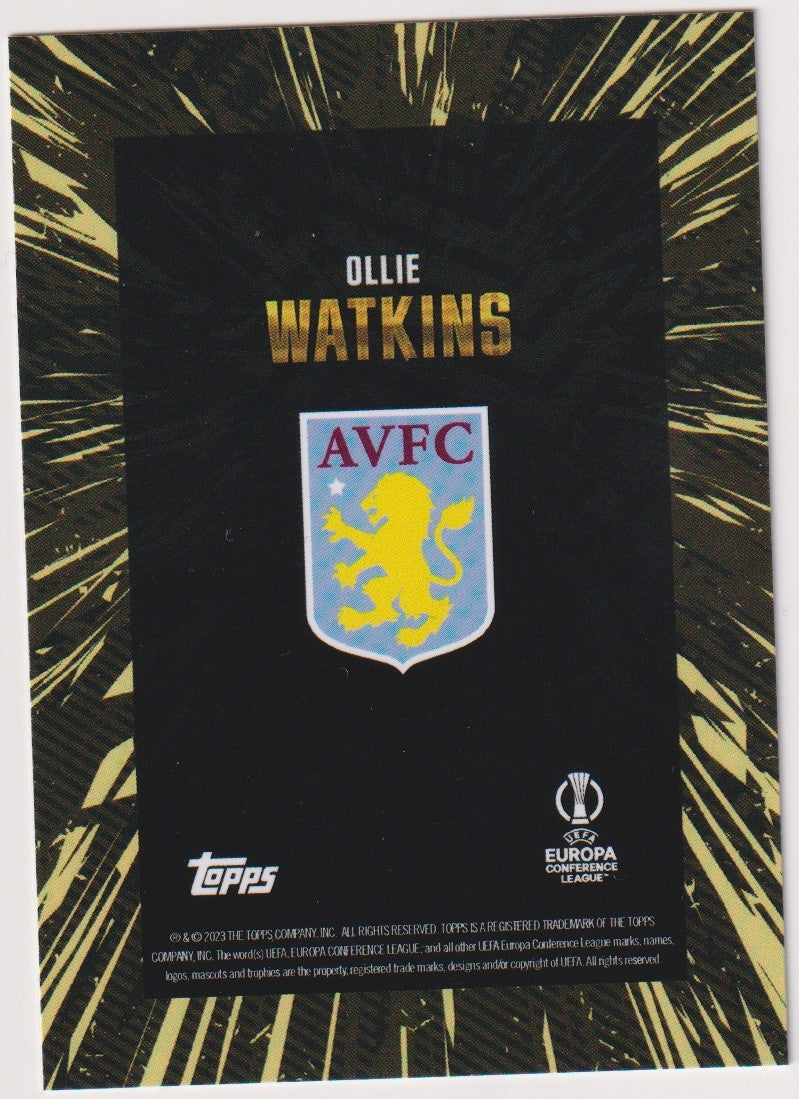 Topps X WHIP 2022-23 Ollie Watkins Aston Villa AVFC Parallel Rare – Bild 2