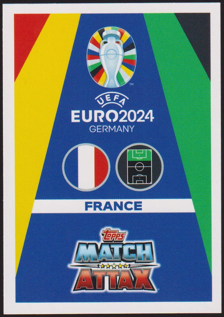 Topps Match Attax 2023-24 Ousmane Dembélé UEFA Euro 2024 Germany Parallel Rare – Bild 2