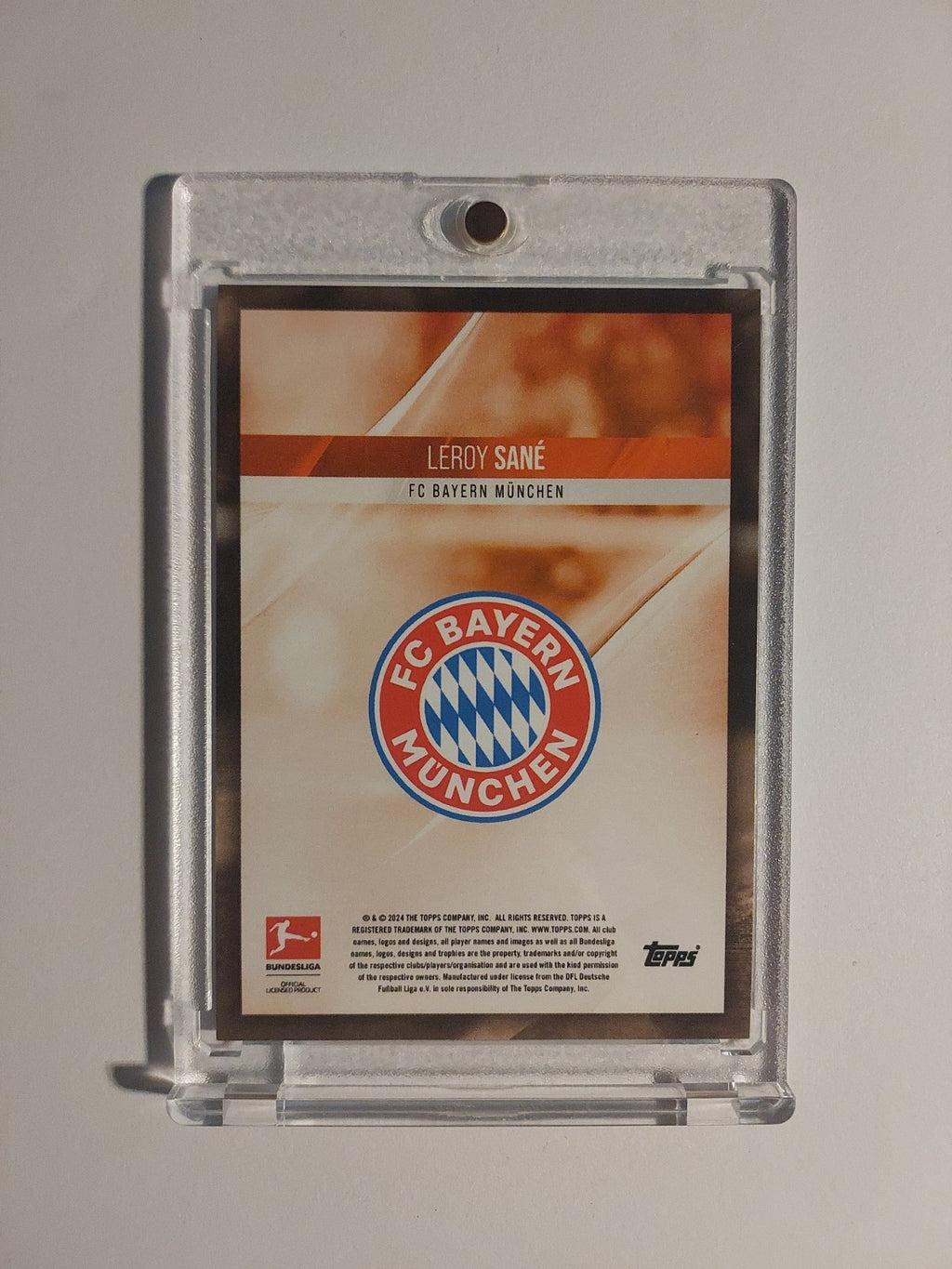Topps Bundesliga 2024-25 Leroy Sane Bayern München Parallel 7/10 Refractor Rare – Bild 2
