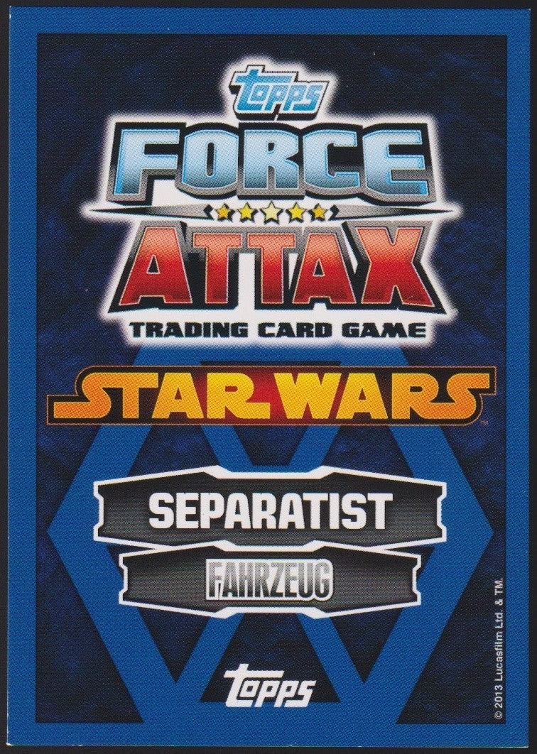 Topps Star Wars 2013 Malevolence Kriegsschiff Separatisten TCG Rare #55 – Bild 2