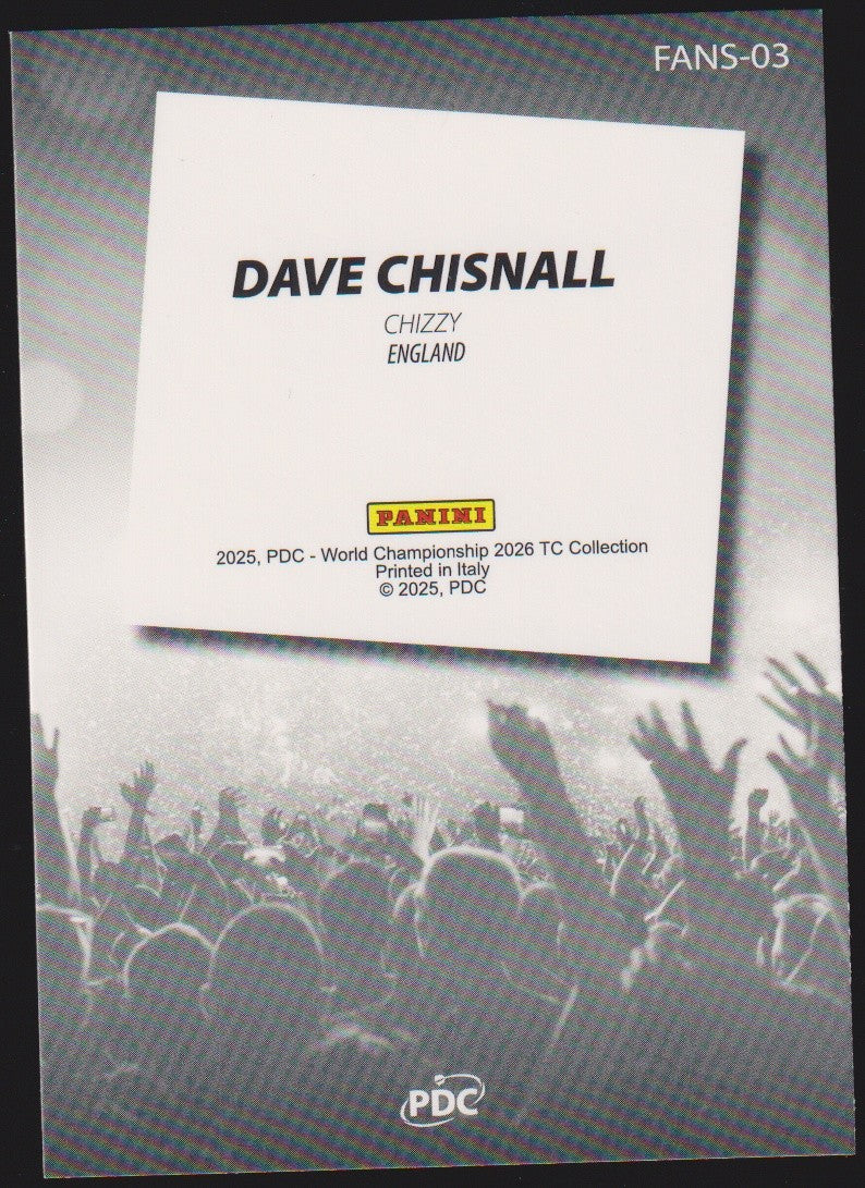 Panini PDC - World Championship 2026 Dave Chisnall "Chizzy" Refractor Parallel – Bild 2