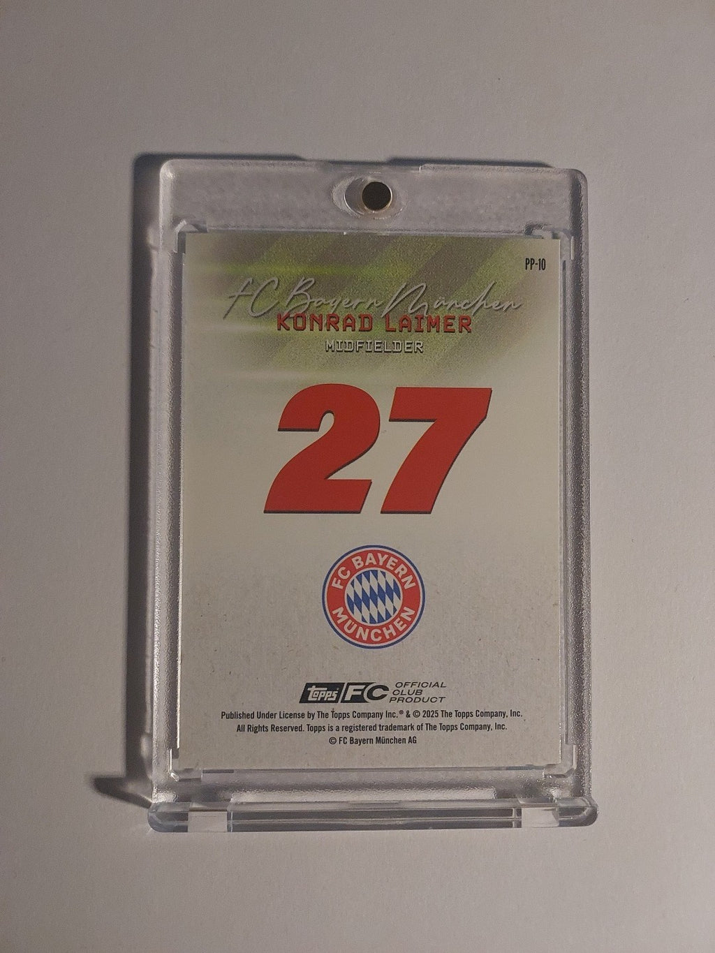 Topps Bayern Team Set 2025-26 Konrad Laimer Parallel 75/75 Refractor Ebay 1/1 – Bild 2