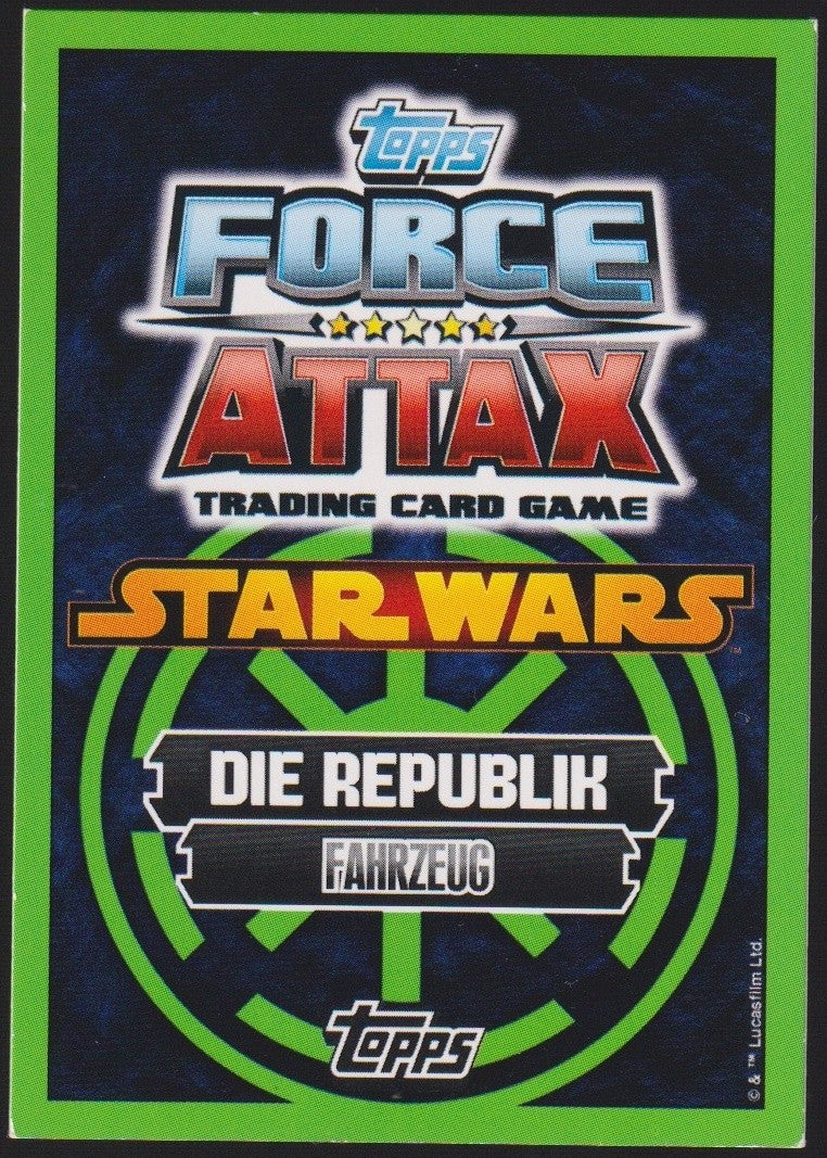 Topps Star Wars 2010 Y-Wing Sternjäger Republik TCG Rare #43 – Bild 2