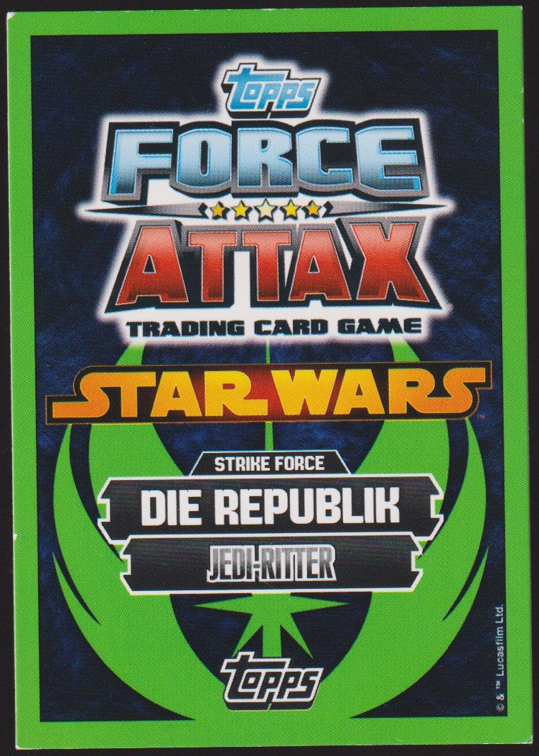 Topps Star Wars 2015 Anakin Skywalker Republik Jedi TCG Rare #106 – Bild 2