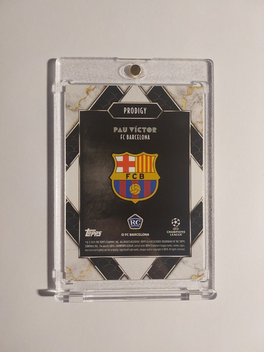 Topps UCC Deco 2024-25 Pau Victor Rookie Barcelona Spanien Parallel Rare Hit – Bild 2