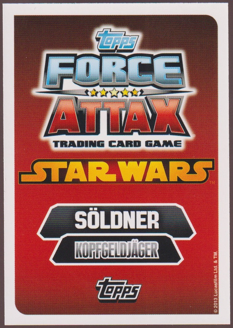 Topps Star Wars 2013 Jango Fett & Boba Fett Kopfgeldjäger TCG Rare – Bild 2