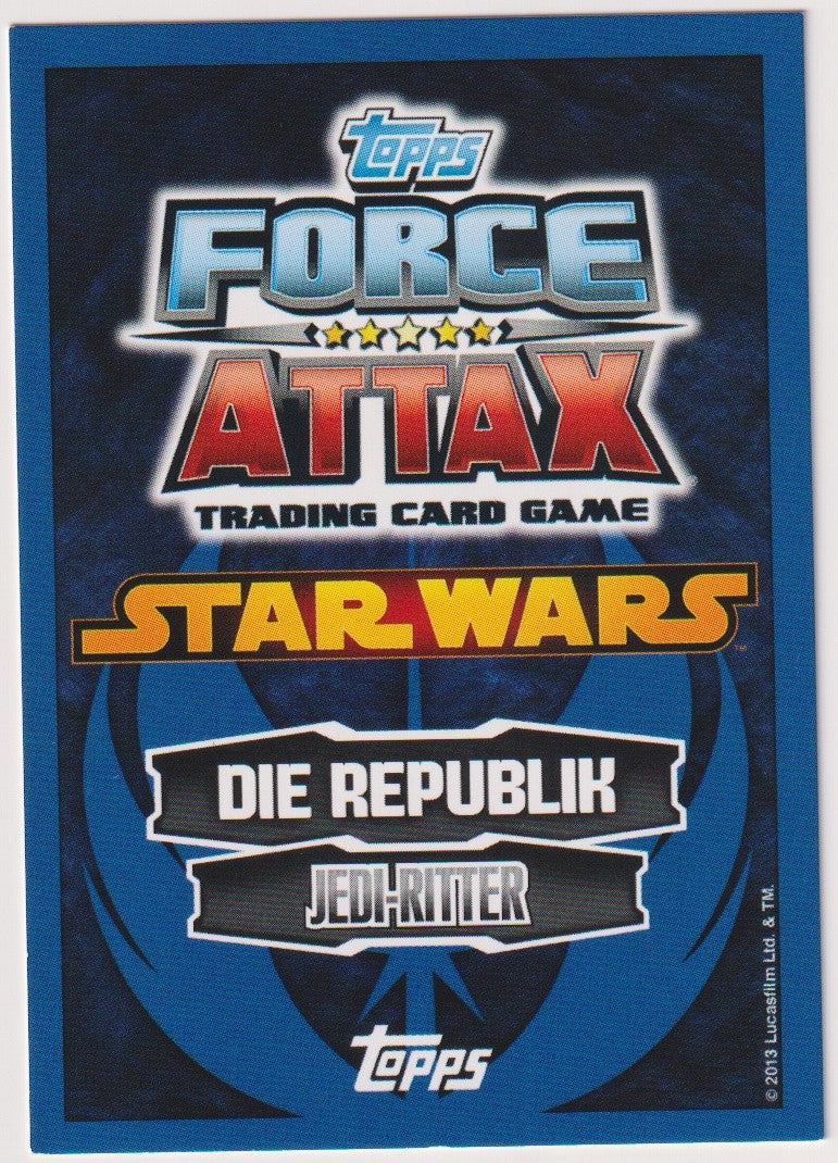 Topps Star Wars 2013 Mace Windu Republik Jedi-Ritter TCG Rare #80 – Bild 2