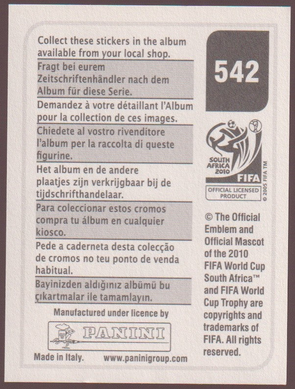 Panini World Cup 2010 Didier Drogba Elfenbeinküste Vintage Legend Parallel – Bild 2