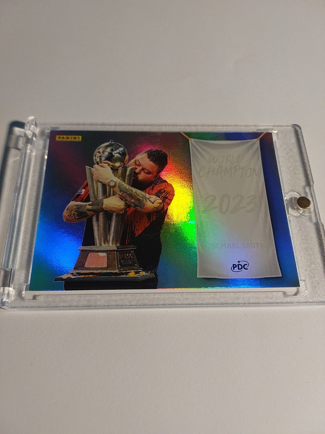 Panini PDC World Championship 2026 Michael Smith Darts World Champion Refractor – Bild 2