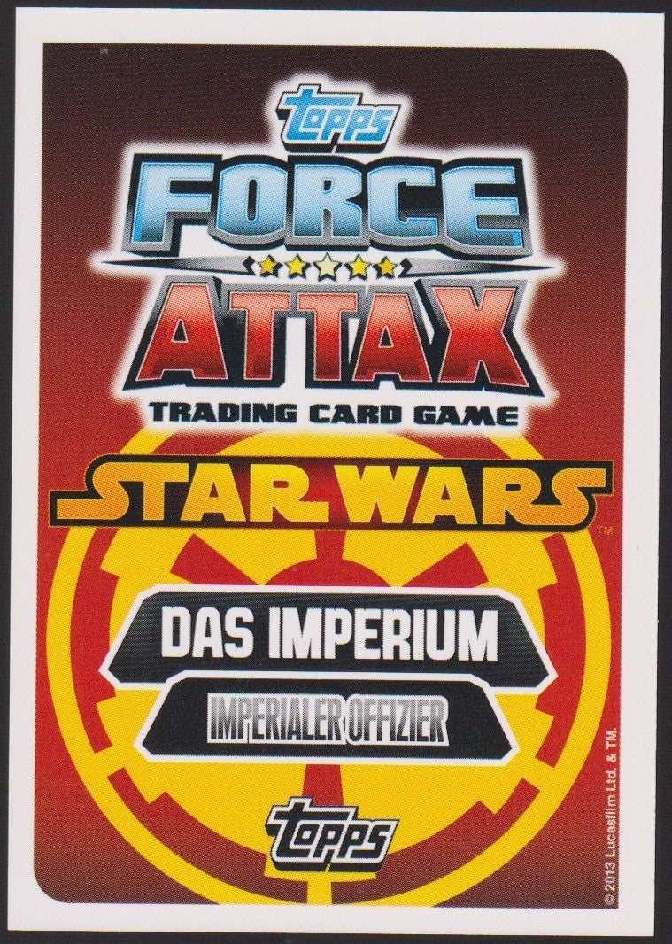 Topps Star Wars 2013 General Veers Imperium (Film Version) TCG Rare #46 – Bild 2