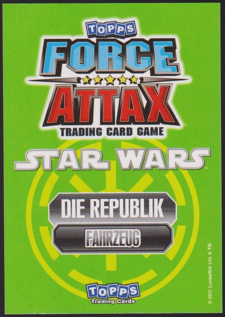 Topps Star Wars 2011 Twilight Republik Anakin Skywalkers Schiff TCG Rare #47 – Bild 2