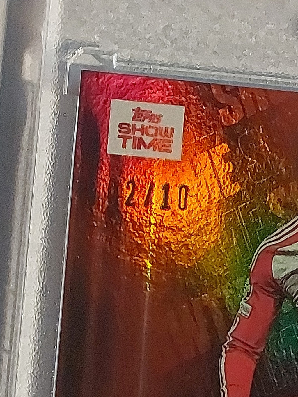 Topps Show Time 2024-25 Leroy Sane Auto Bayern München Parallel 2/10 Refractor – Bild 2