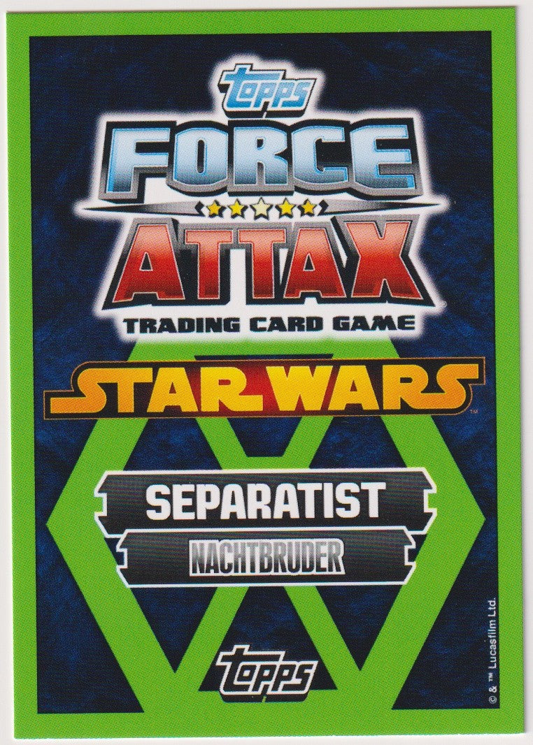 Topps Star Wars 2015 Darth Maul Separatist Nachtbruder TCG Rare – Bild 2